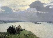 Isaac Levitan Over Eternal Peace oil on canvas